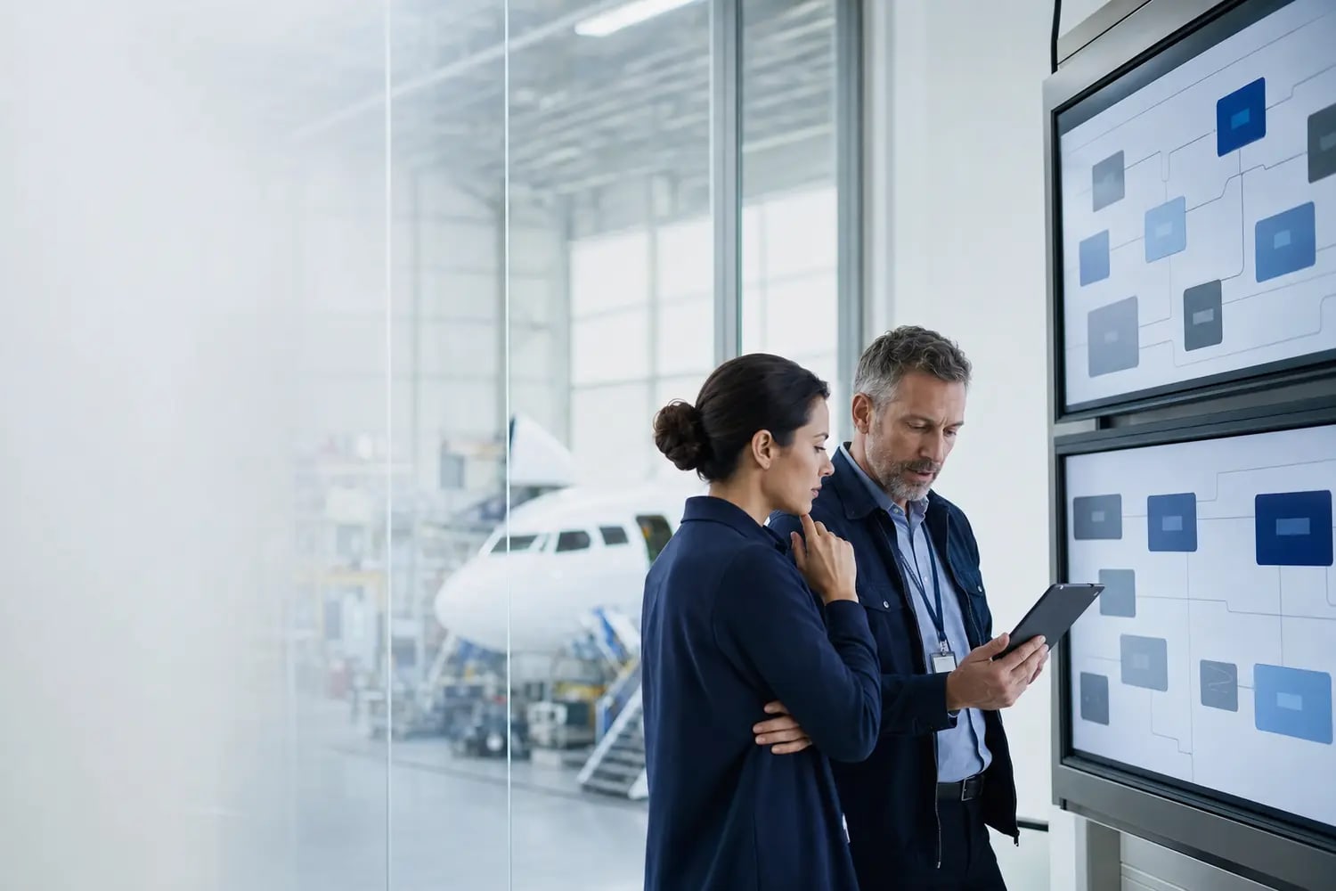 Marketplace and enterprise records mapped across two professional workspaces