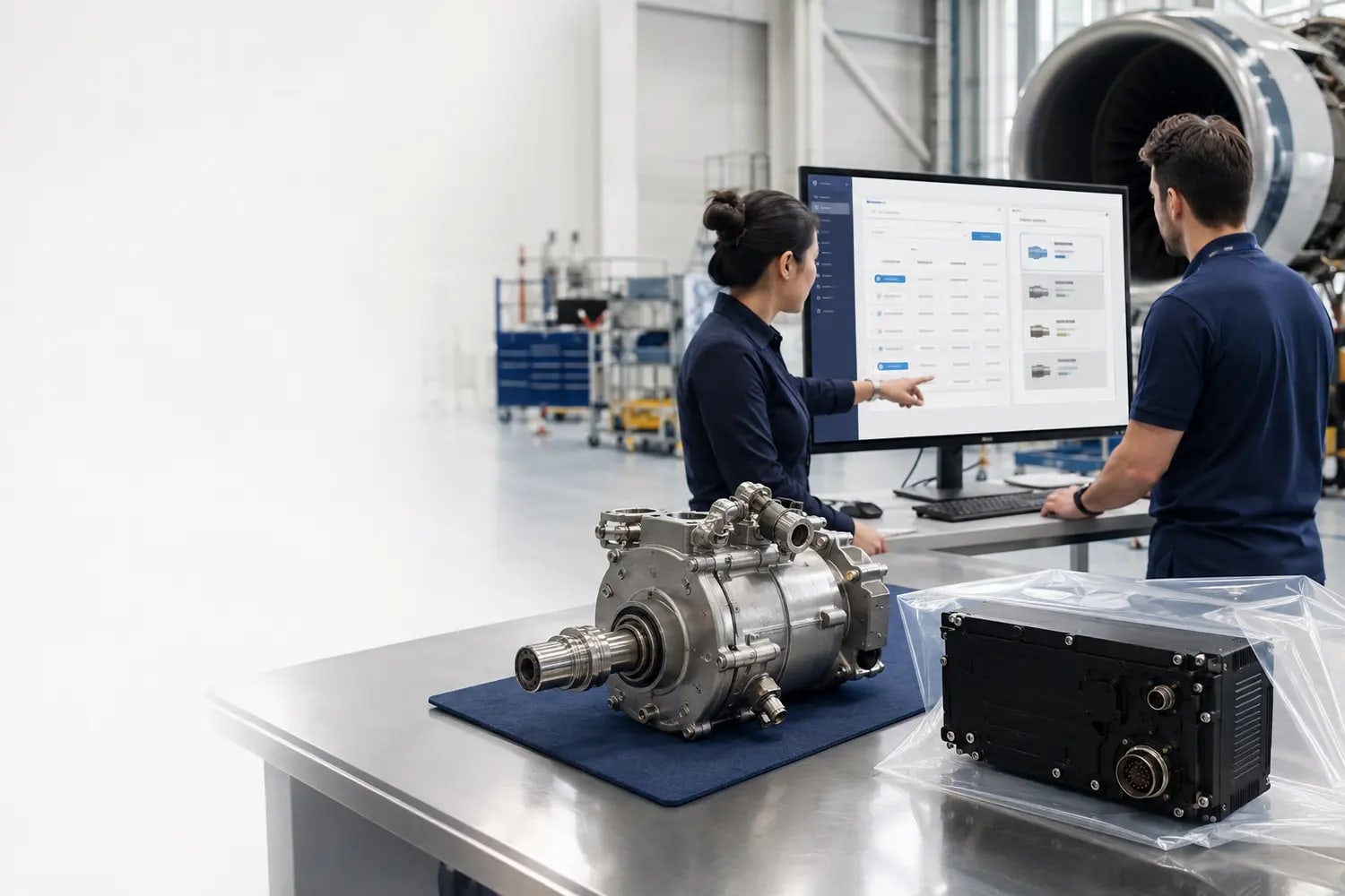 Aviation part moving from discovery into a structured request