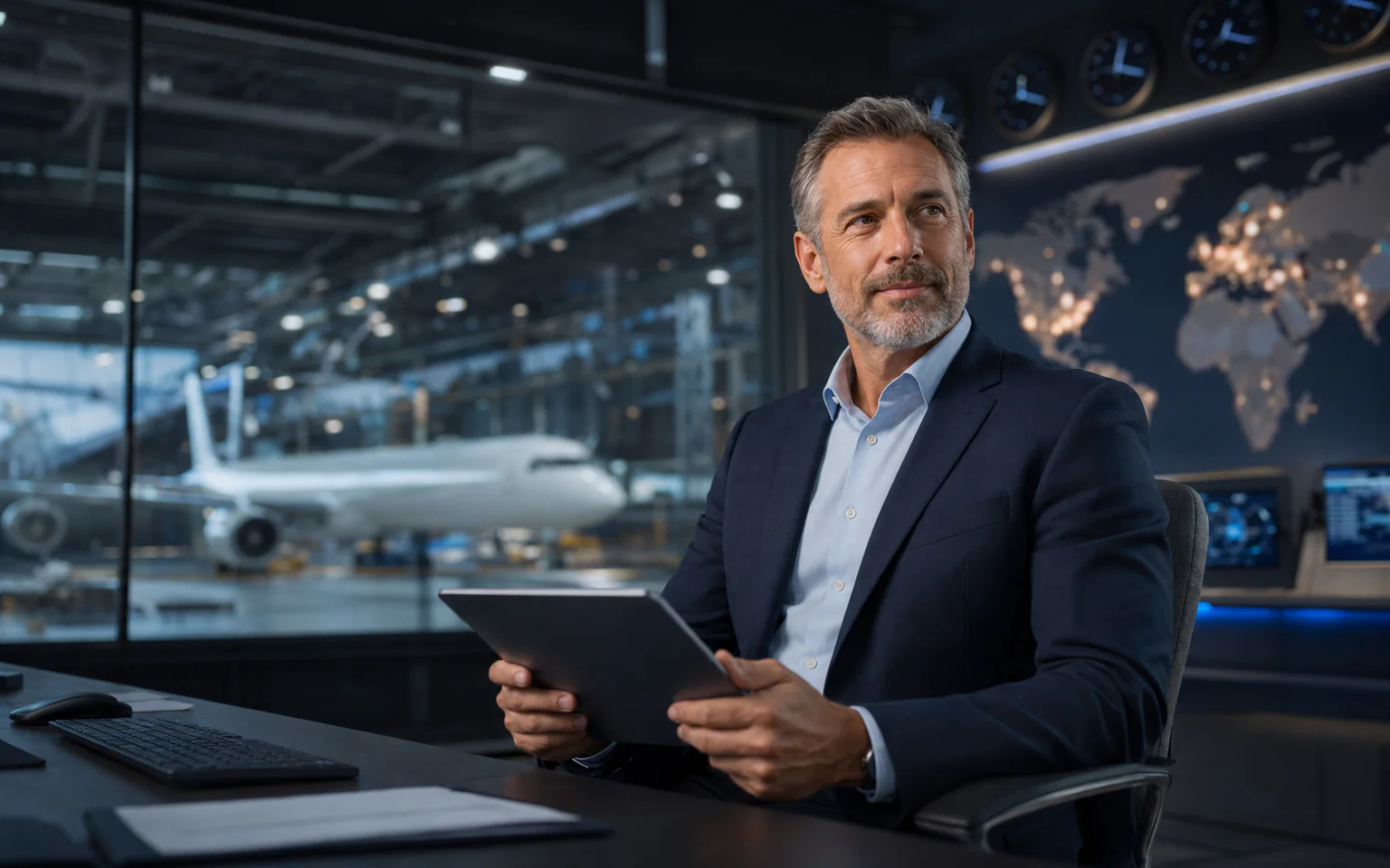 Aviation marketplace specialist ready for a focused business conversation